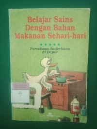 Belajar Sains Dengan Bahan Makanan Sehari-hari