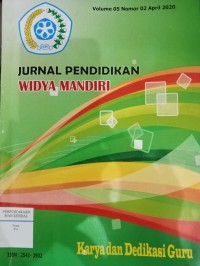 Jurnal Pendidikan Widya Mandiri : Karya dan Dedikasi Guru