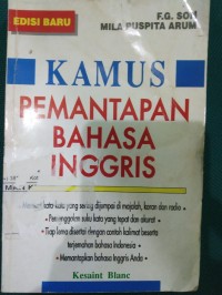 Kamus Pemantapan Bahasa Inggris