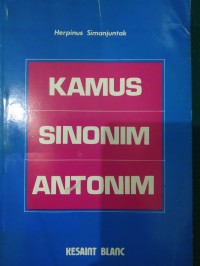 Kamus Sinonim Antonim