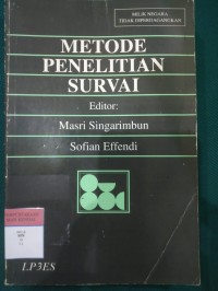 Metode Penelitian Survai