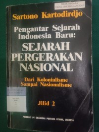 Pengantar Sejarah Indonesia Baru Sejarah Pergerakan Nasional