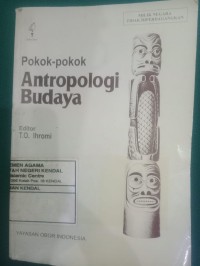 Pokok-pokok Antropologi Budaya