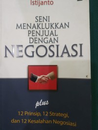 Seni Menaklukkan Penjual Dengan Negosiasi